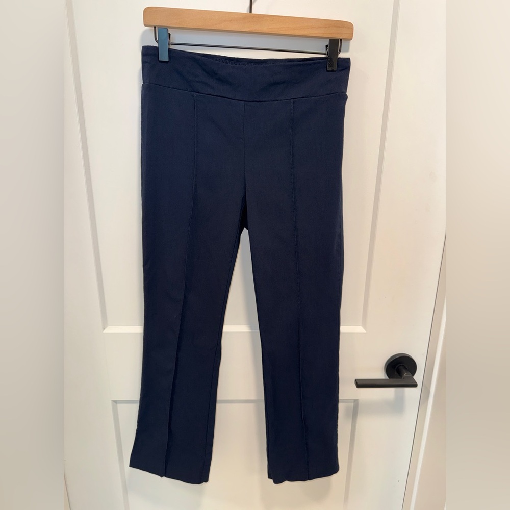 J. McLaughlin Navy Trousers with Clean Waistband
